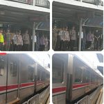 Aparat kepolisian Polsek Ciputat Timur Polres Tangerang Selatan Melakukan Langkah Antisipasi Keberangkatan Pelajar dari Wilayah (Tangsel) Yang Hendak Mengikuti Aksi Demonstrasi Di Jakarta.