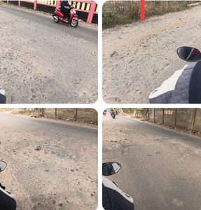 Jalan Raya Pakuhaji, Kabupaten Tangerang, Banten, Mengalami Kerusakan Parah Dan Berlubang, Viral di Media Sosial dan Menuai Keluhan Masyarakat.